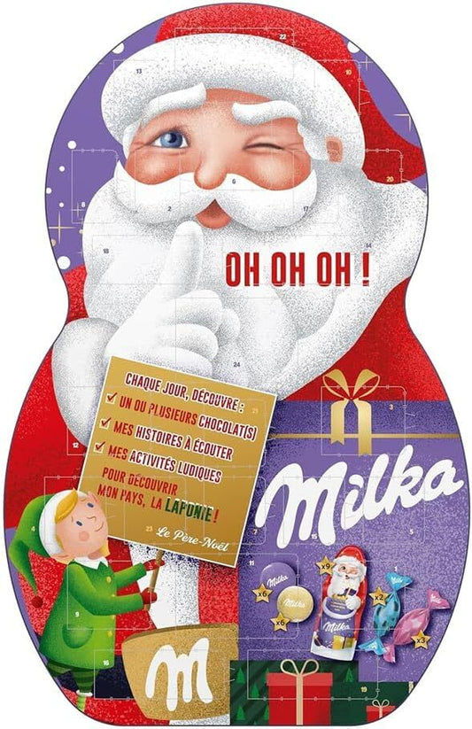 Calendrier de l'Avent Père Noël - Milka 213g